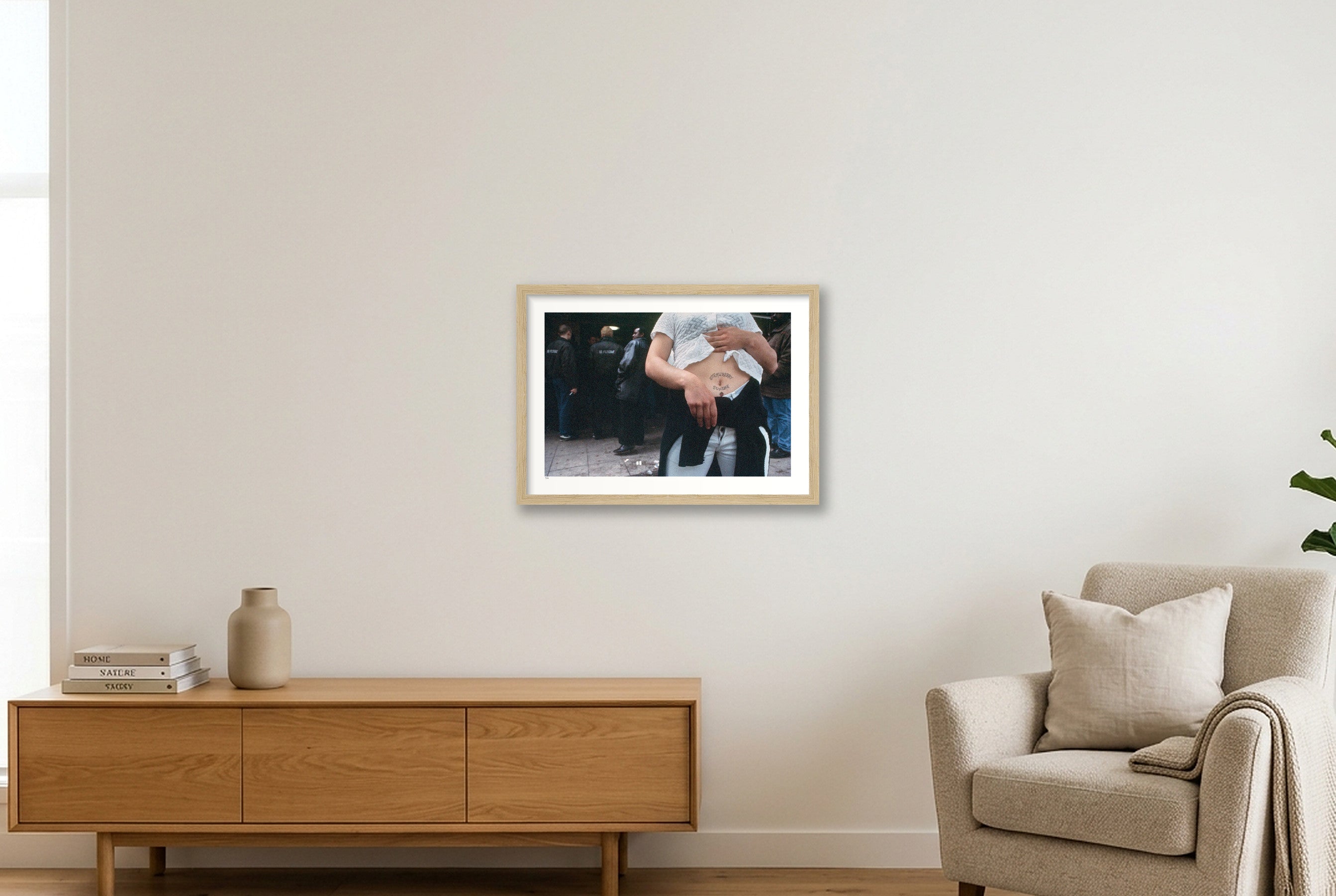 Vauxhall 7.05AM — A3 (42×30cm, 17×12") Oak Frame