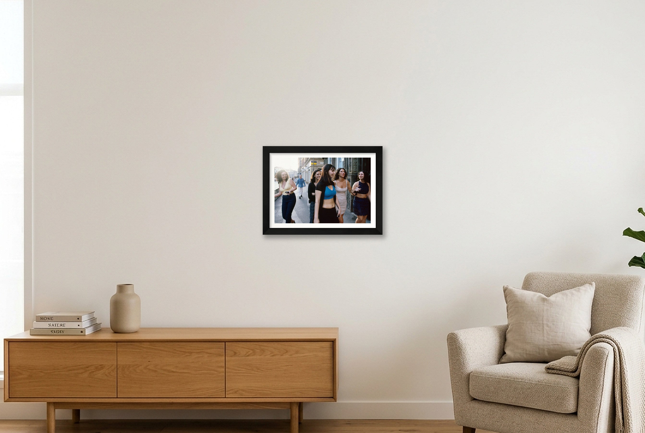 Leeds 6.10AM — A4 (30×21cm, 12×8") Black Frame