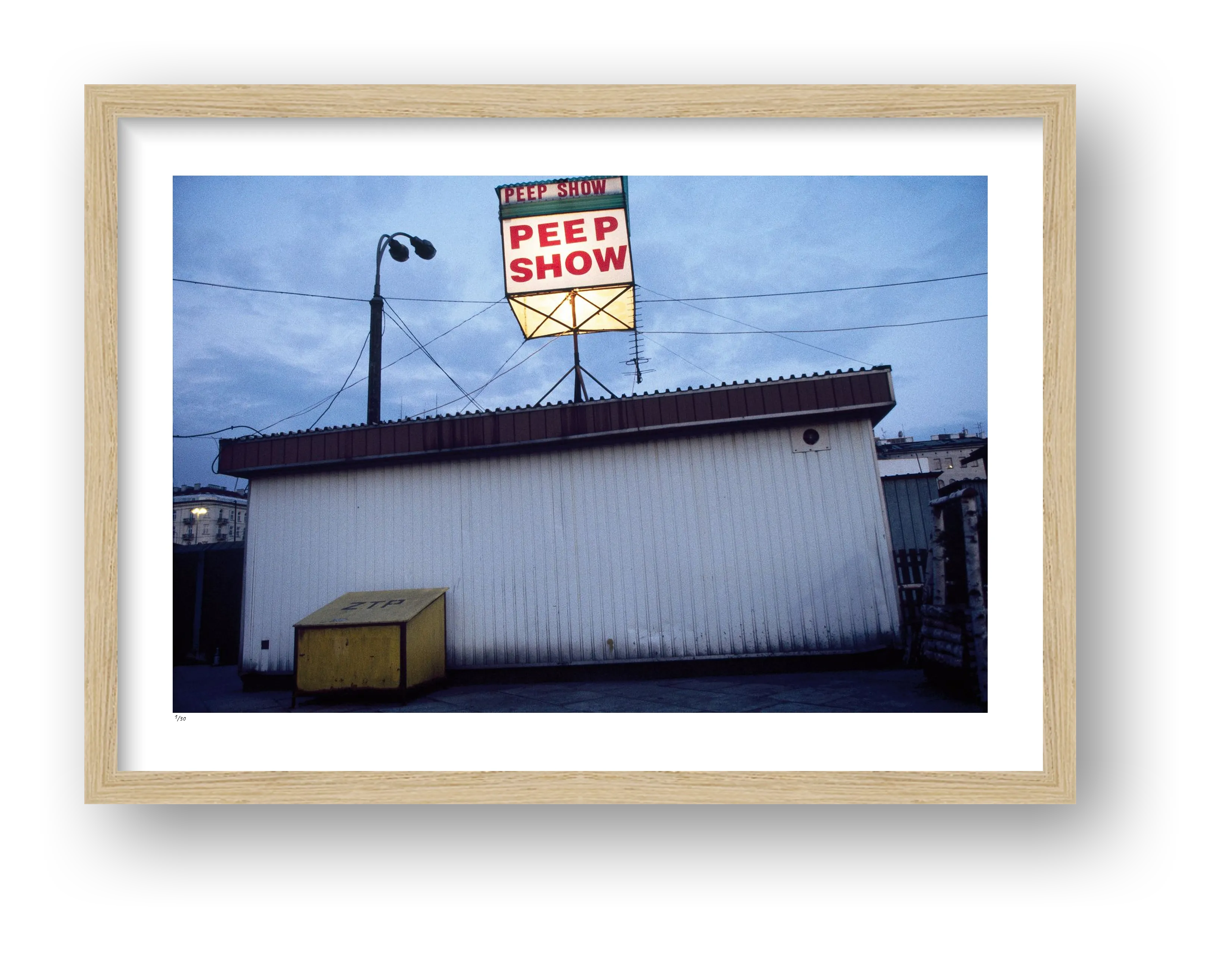 Peep show — framed