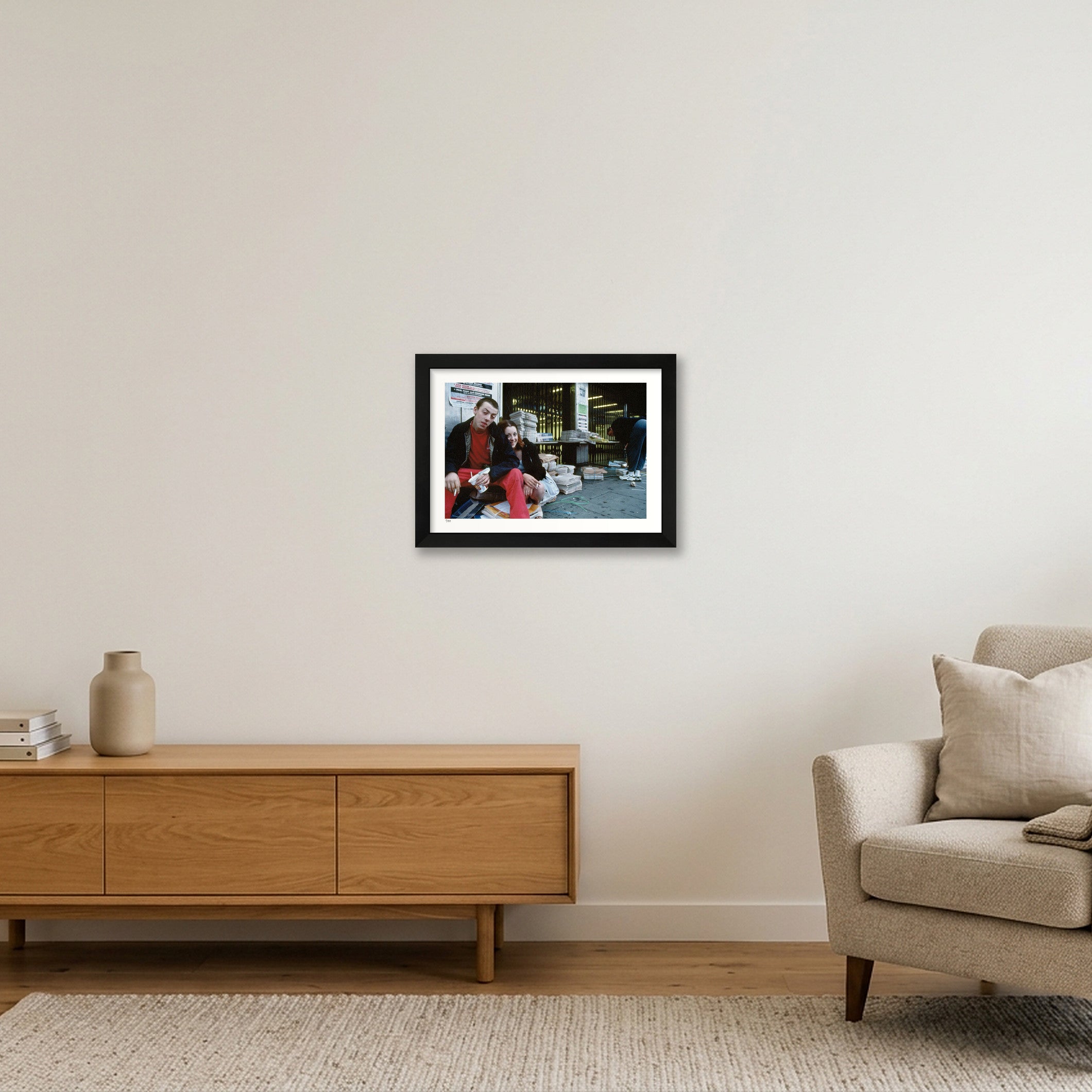 Brixton 6.30AM — A4 (30×21cm, 12×8") Black Frame