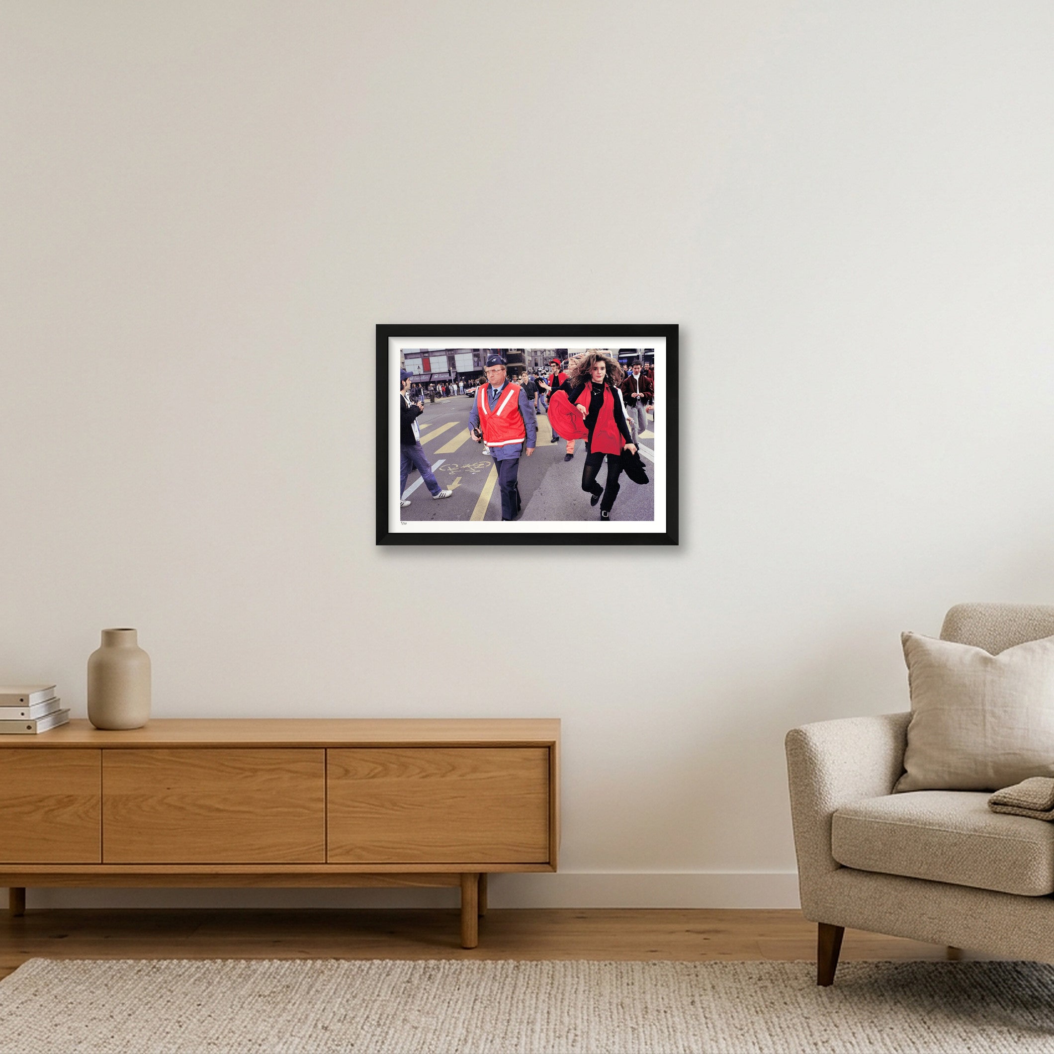 Street Parade 1992 #1 — A3 (42×30cm, 17×12") Black Frame