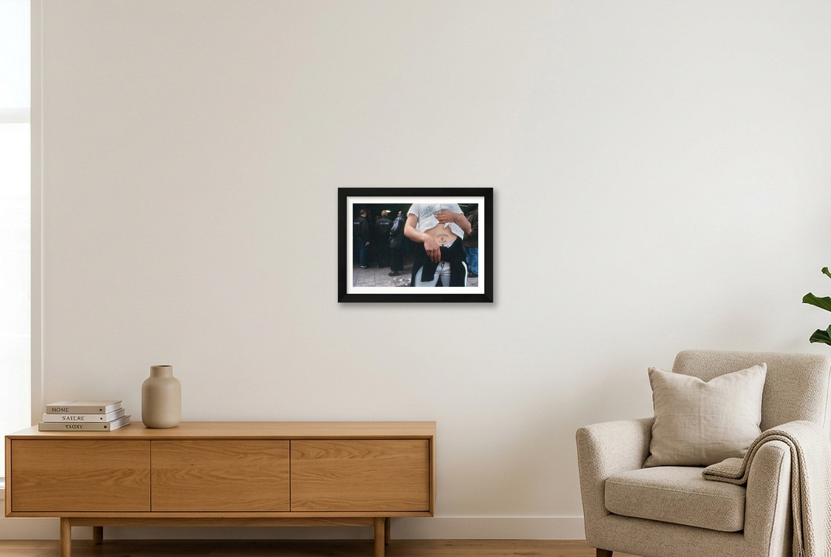 Vauxhall 7.05AM — A4 (30×21cm, 12×8") Black Frame