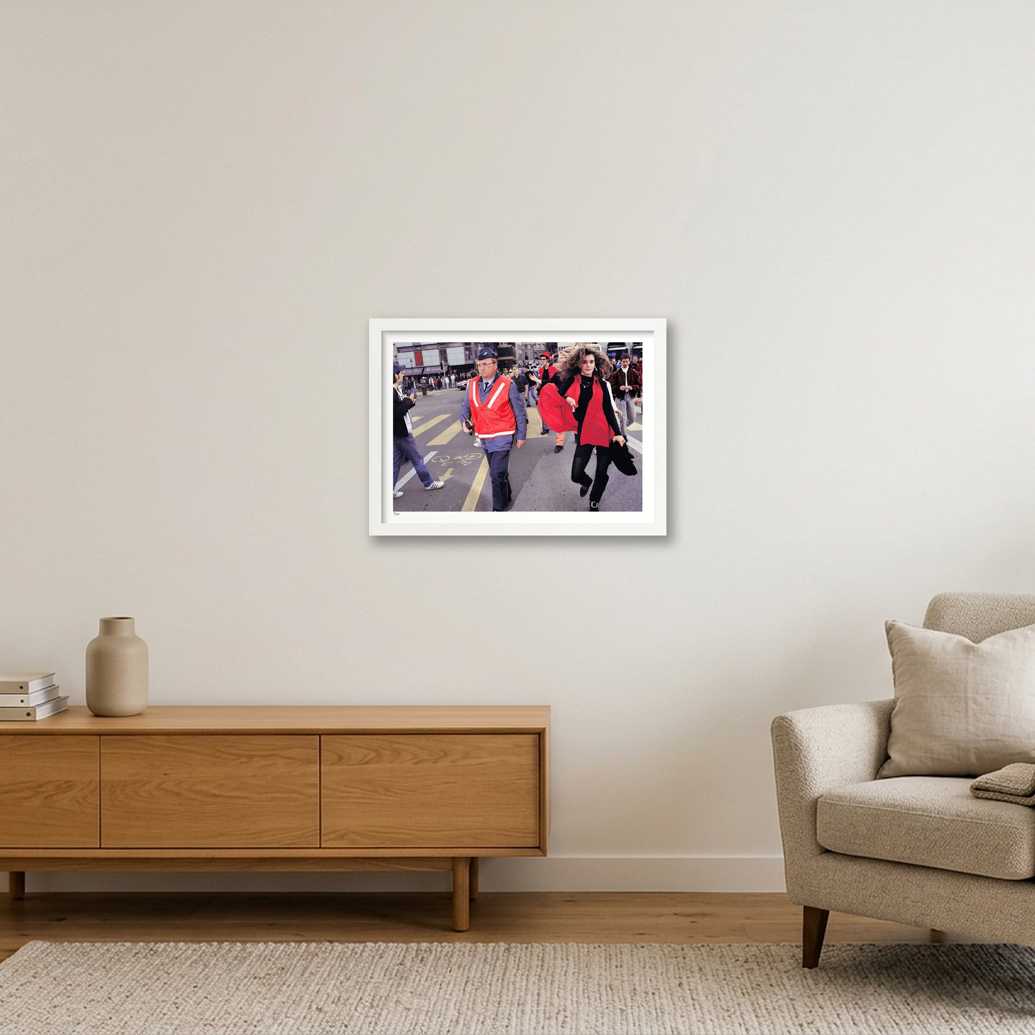 Street Parade 1992 #1 — A3 (42×30cm, 17×12") White Frame
