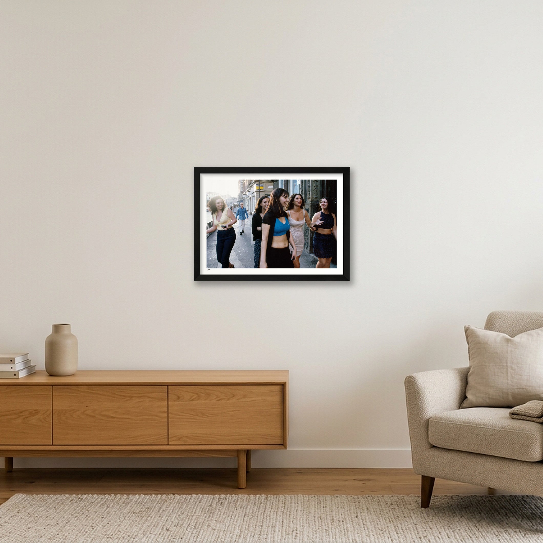 Leeds 6.10AM limited edition — A3 (42×30cm, 17×12") Black Frame