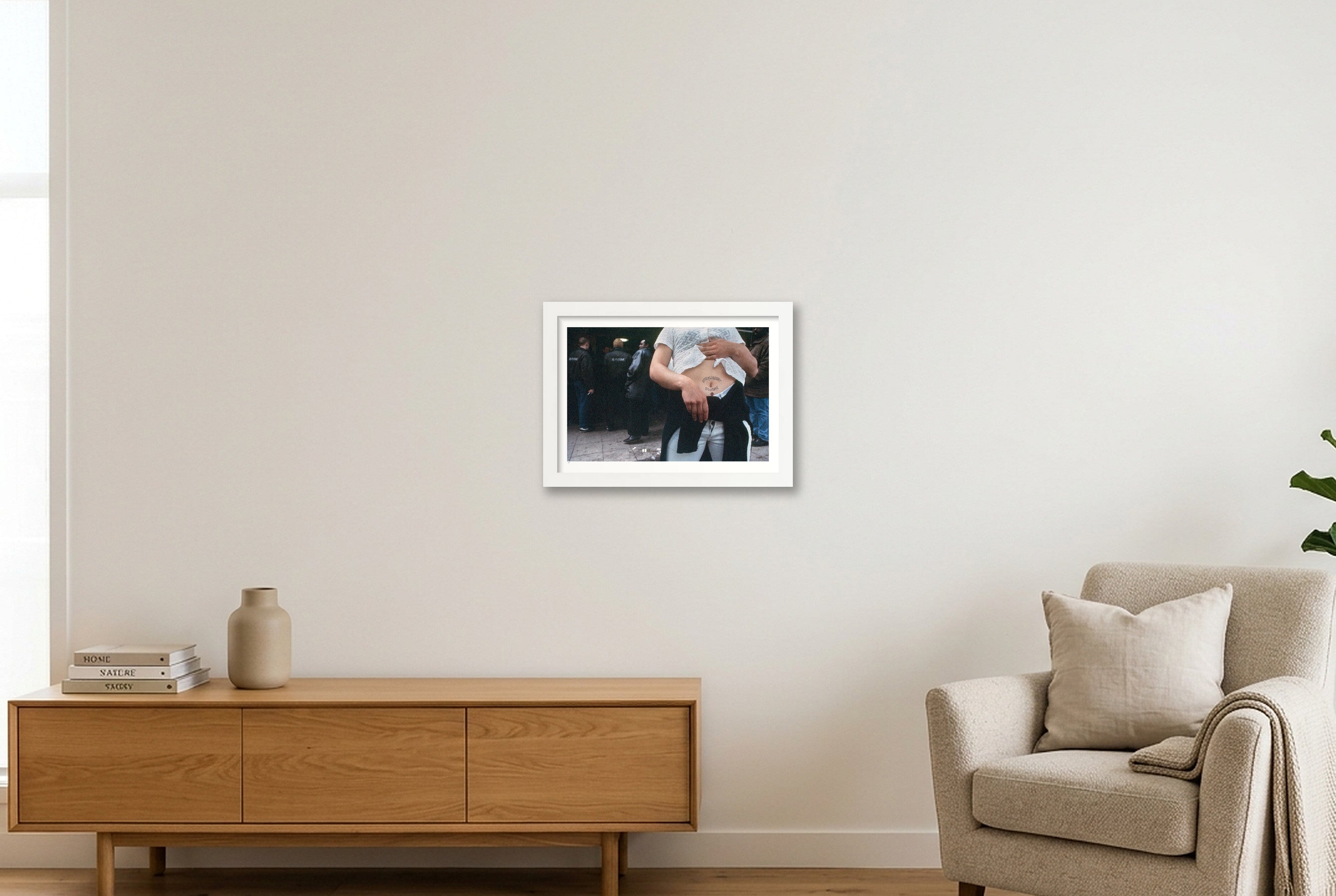 Vauxhall 7.05AM — A4 (30×21cm, 12×8") White Frame