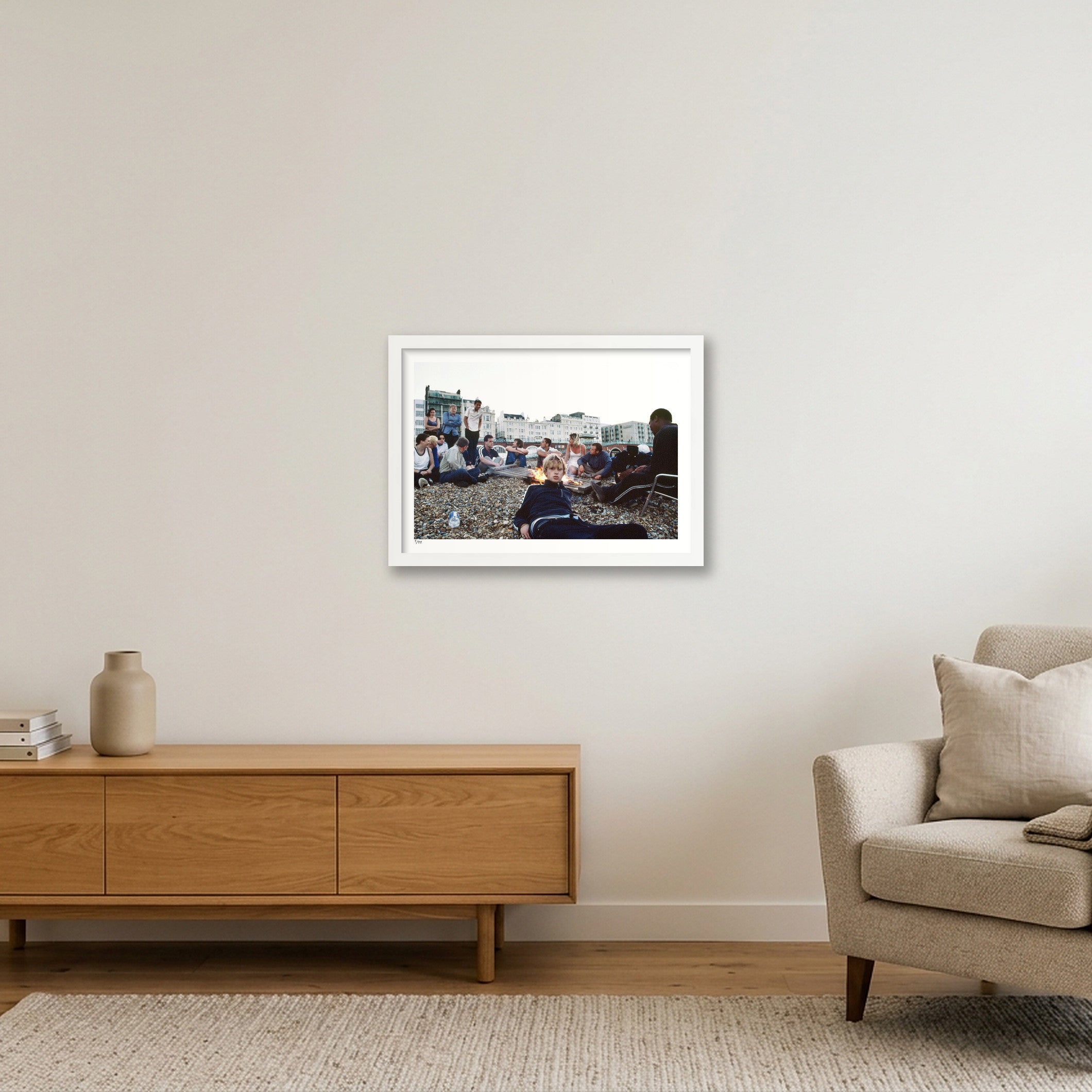 Brighton 5.30AM limited edition — A3 (42×30cm, 17×12") White Frame