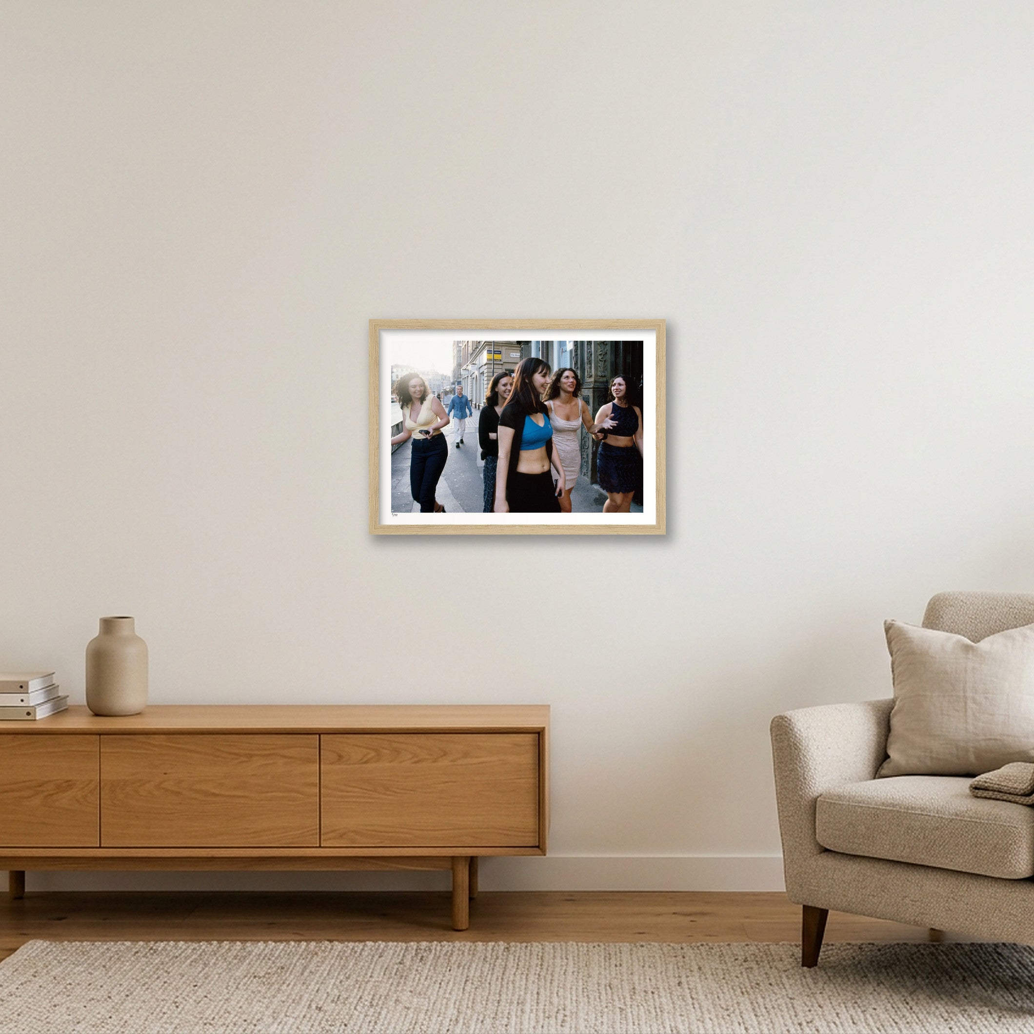 Leeds 6.10AM limited edition — A3 (42×30cm, 17×12") Oak Frame