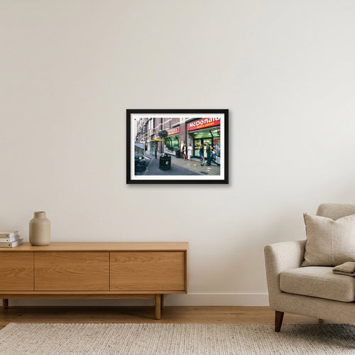 Birmingham 6.00AM — A3 (42×30cm, 17×12") Black Frame