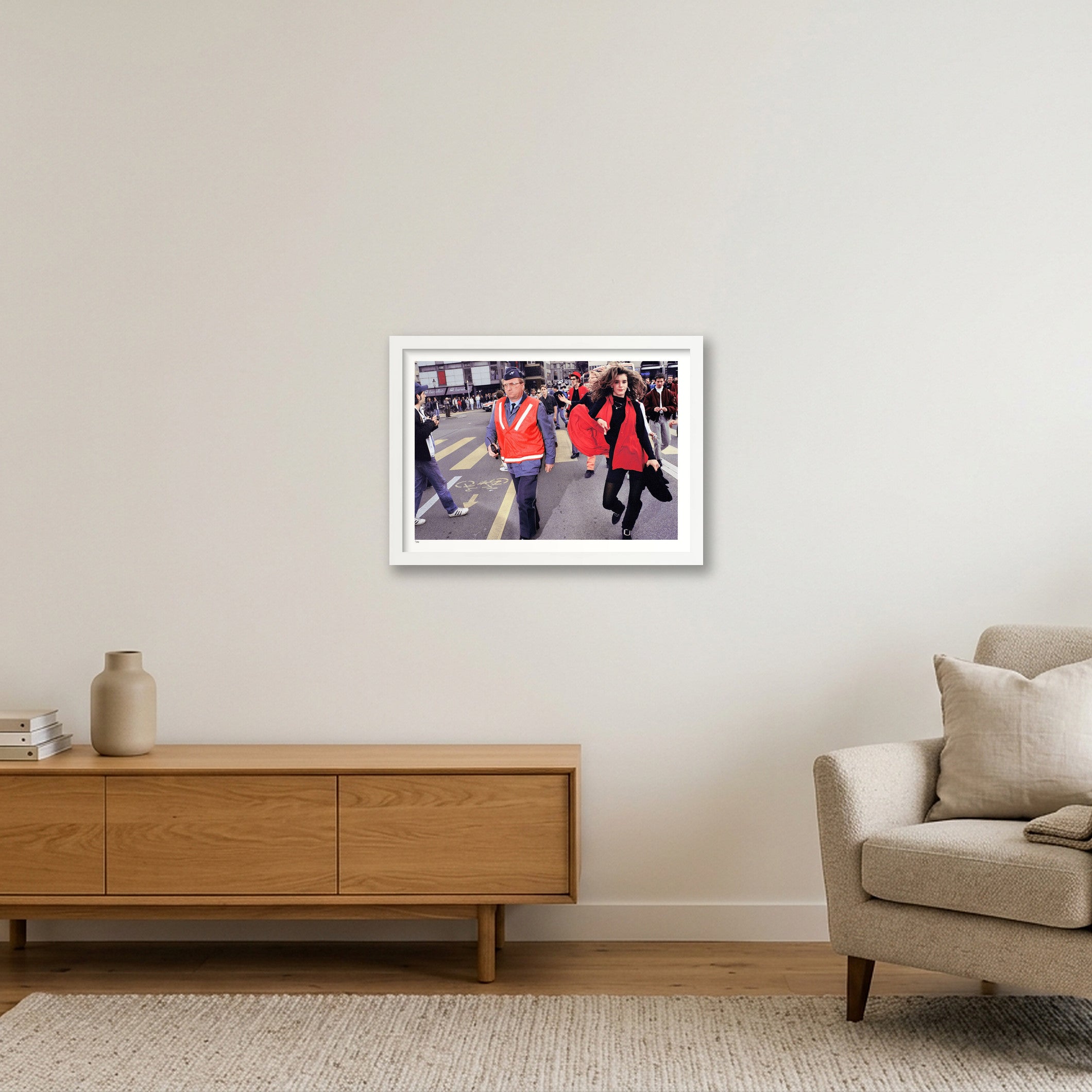 Street Parade 1992 #1 — A3 (42×30cm, 17×12") White Frame