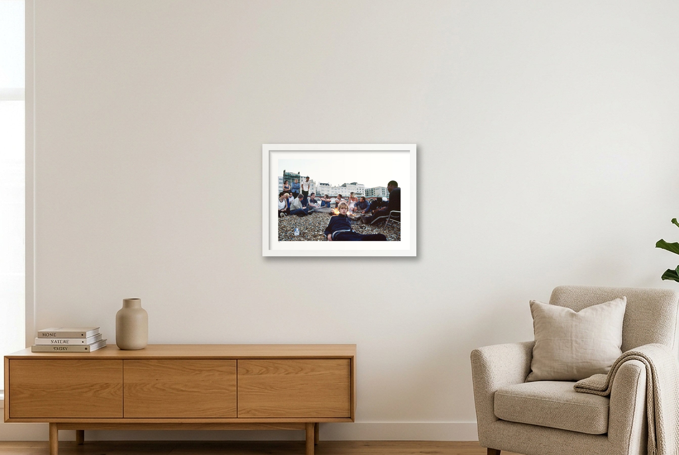 Brighton 5.30AM — A3 (42×30cm, 17×12") White Frame