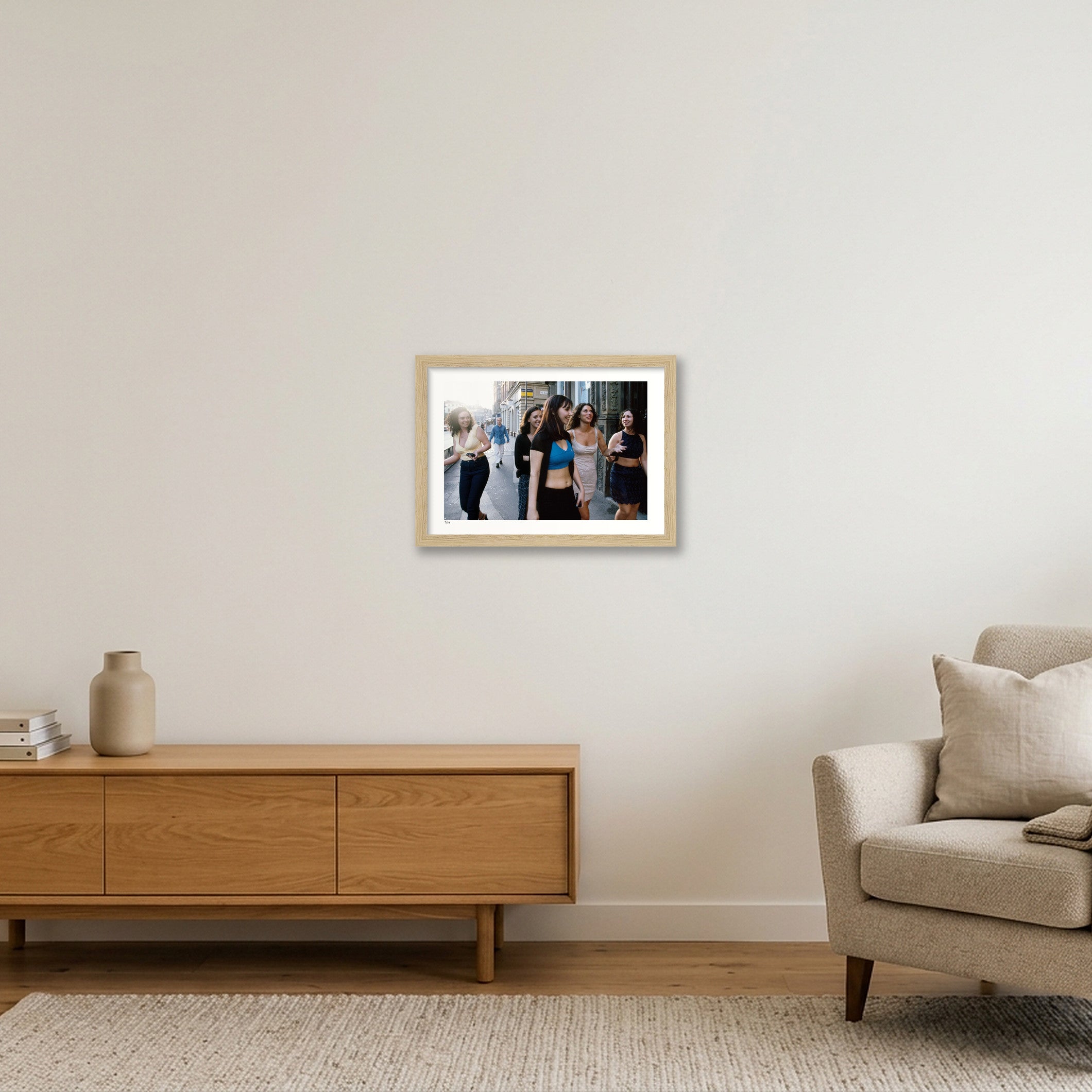 Leeds 6.10AM limited edition — A4 (30×21cm, 12×8") Oak Frame