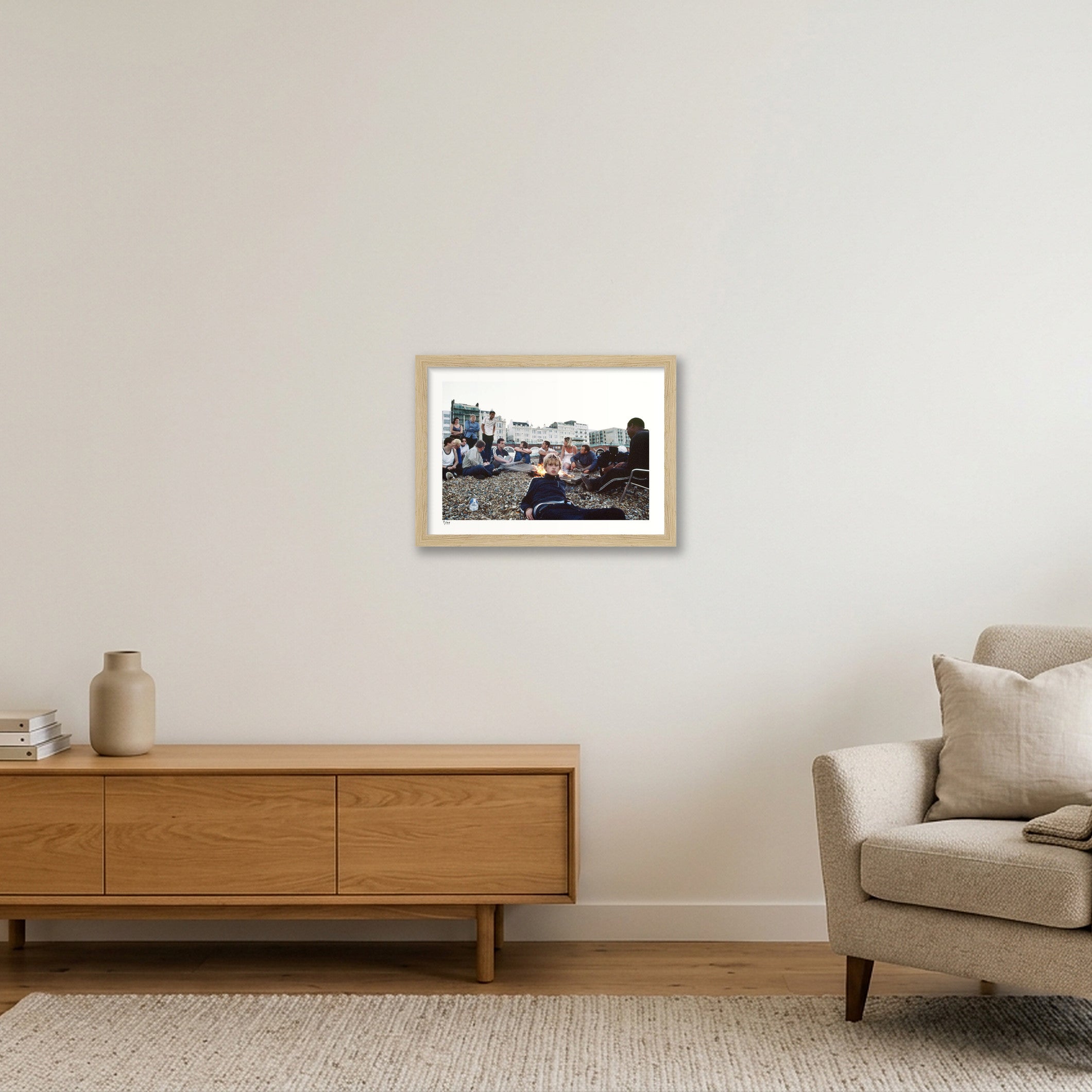 Brighton 5.30AM limited edition — A4 (30×21cm, 12×8") Oak Frame