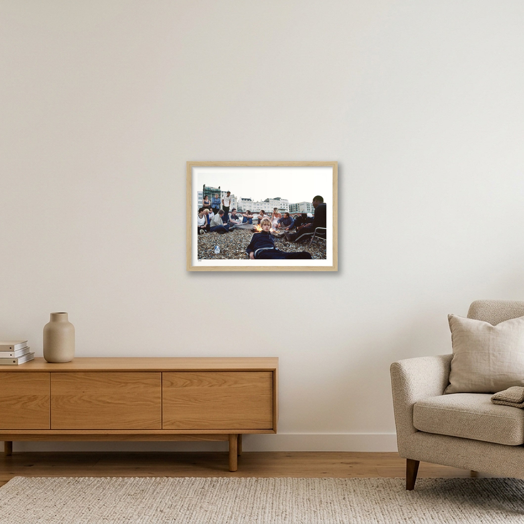 Brighton 5.30AM limited edition — A3 (42×30cm, 17×12") Oak Frame