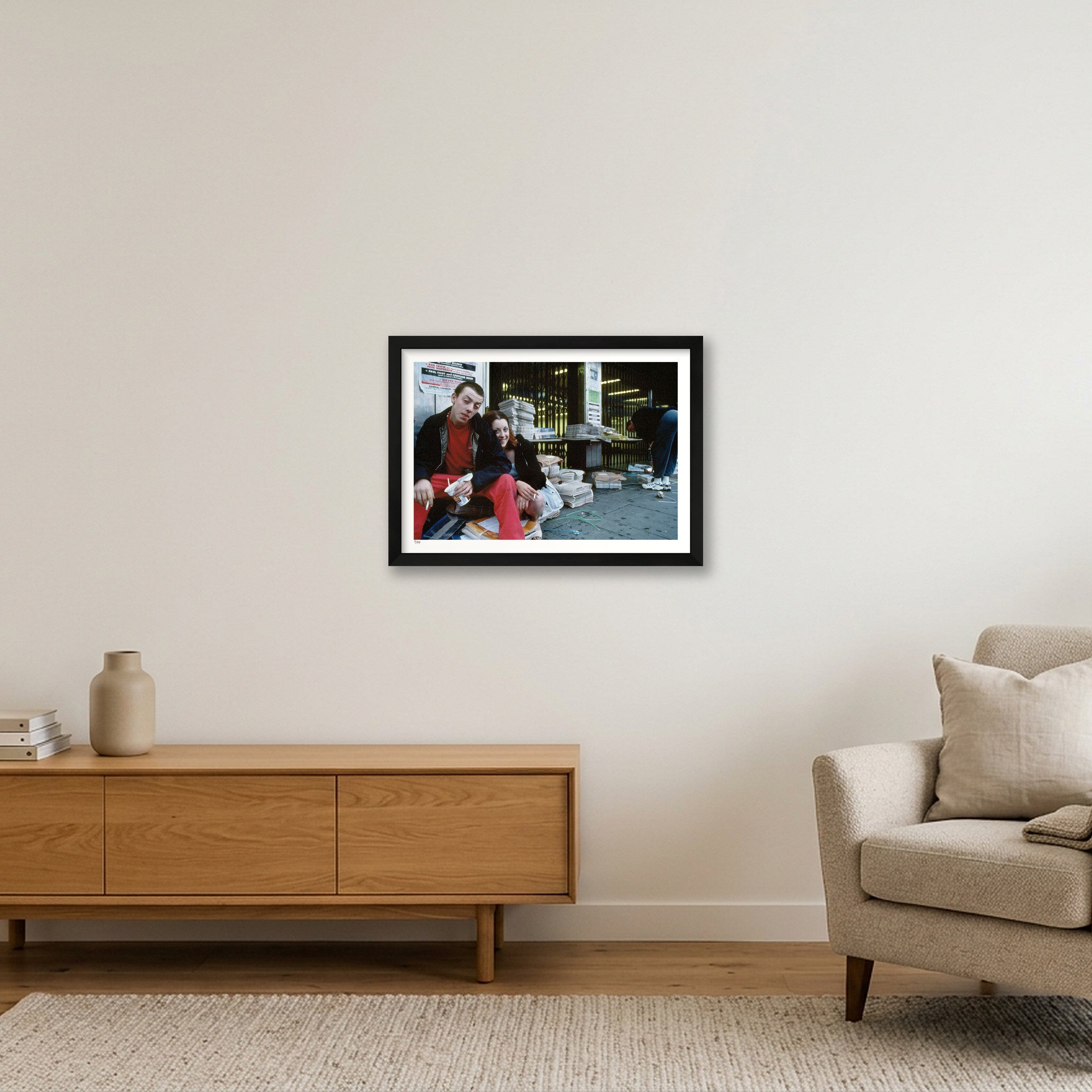 Brixton 6.30AM — A3 (42×30cm, 17×12") Black Frame