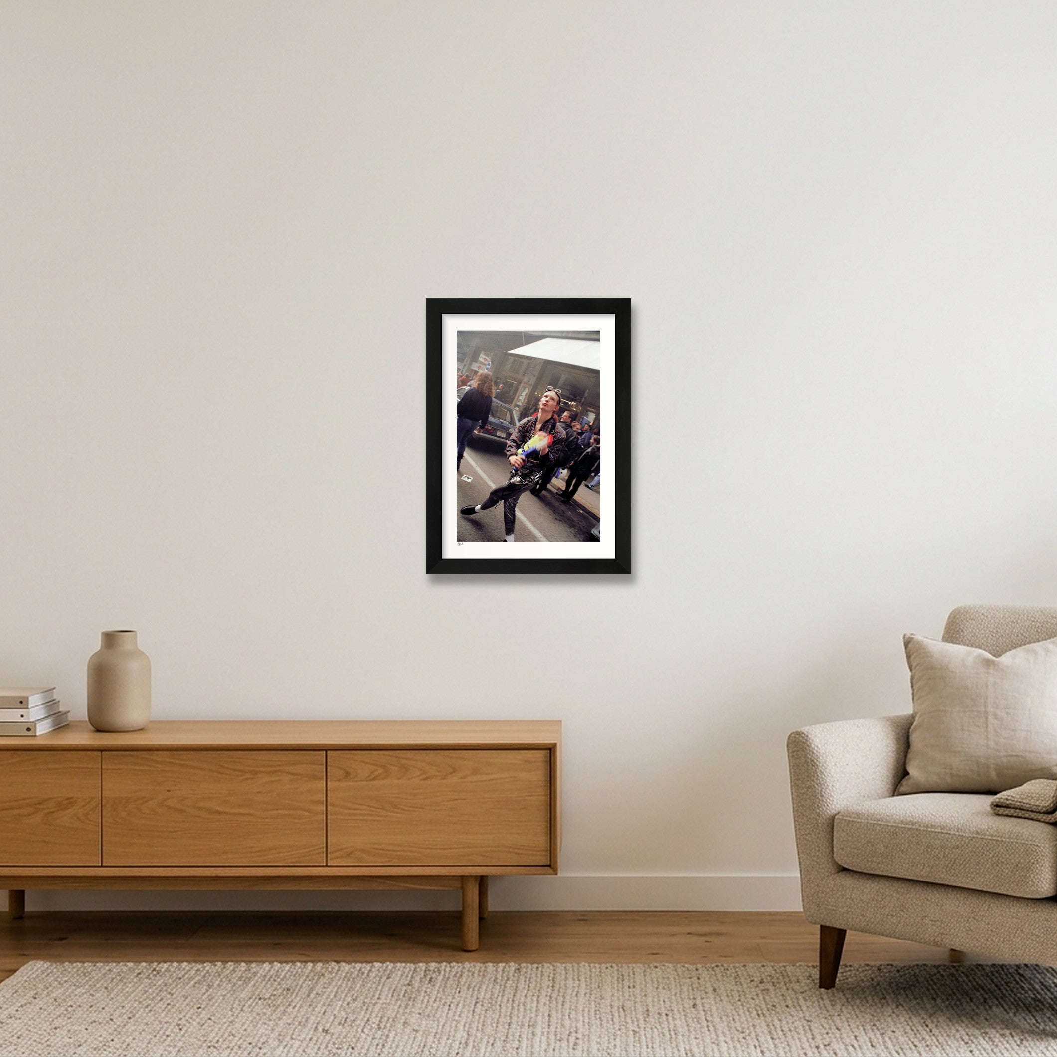 Streetparade 1992 #2 — A4 (21×30cm, 8×12") Black Frame